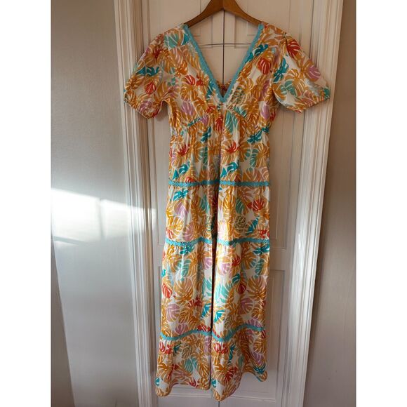 NWT marie by Victoria Dunn Tiered Floral Maxi Dress - Picture 6 of 7